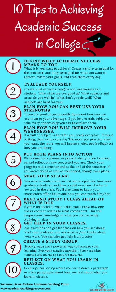 10 Tips to Achieving Academic Success in College 